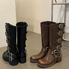 Bota Feminina Montaria Cano Longo Moderna - Nashiville