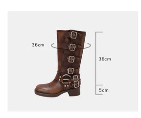 Bota Feminina Montaria Cano Longo Moderna - Nashiville