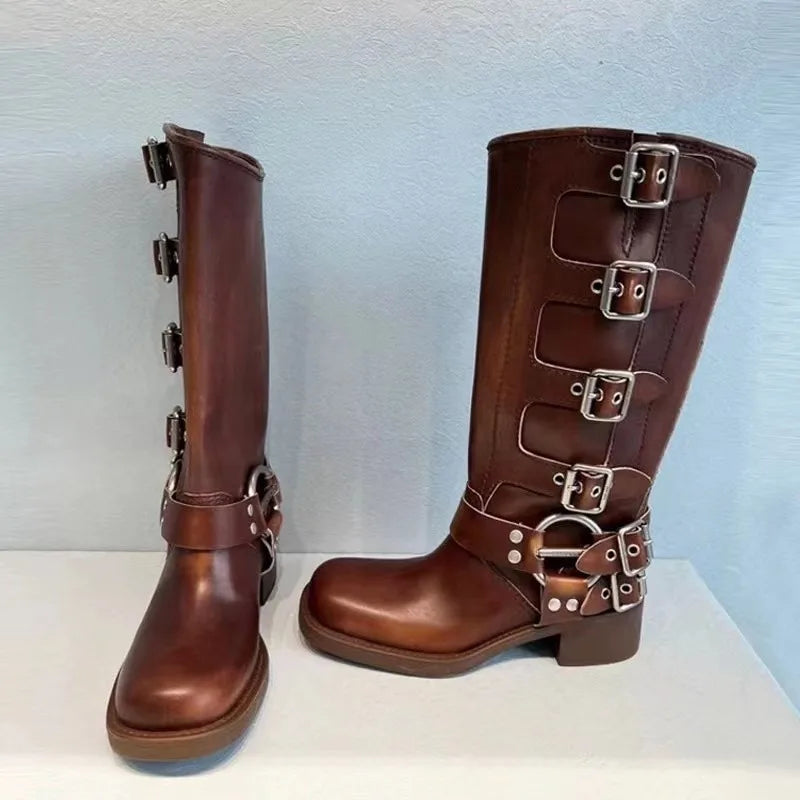 Bota Feminina Montaria Cano Longo Moderna - Nashiville