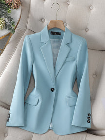 Blazer Feminino Alfaiataria Acinturado - Office Chic