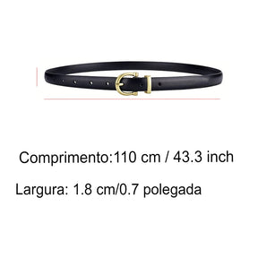 Cinto Feminino Minimalista Moderna Belt